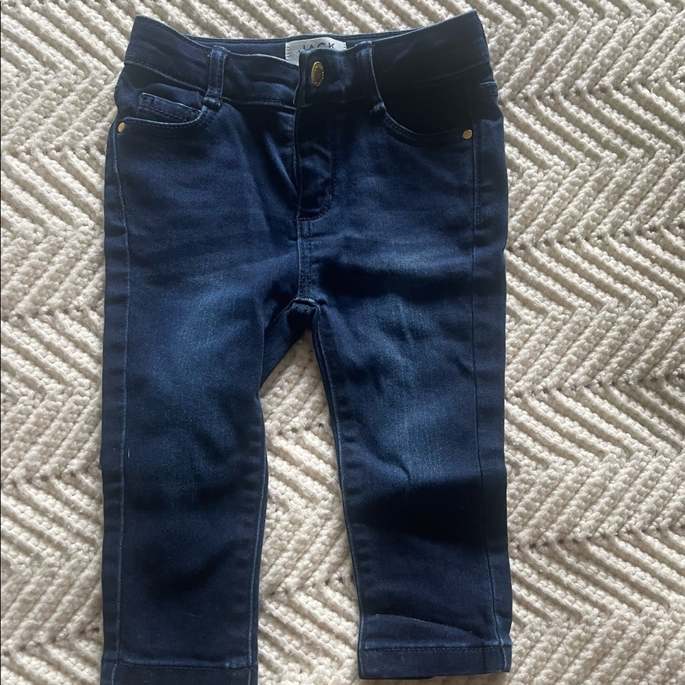 Janie and Jack Jeans- skinny  12-18m